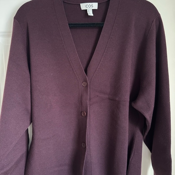 COS Waisted Wool Cardigan - Picture 3 of 9